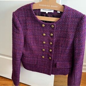 Veronica Beard Bentley Tweed Blazer Size 12